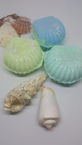 Bath Bomb Sea Shells Ocean shells fizzy bath bombs - Fresco Soaps n' Stuff