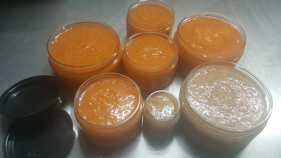 Batches of Emulsified Sugar Scrubs