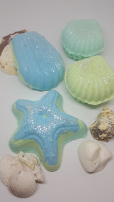 Bath Bomb Sea Shells Bath fizzy Sea Shell Set - Fresco Soaps n' Stuff